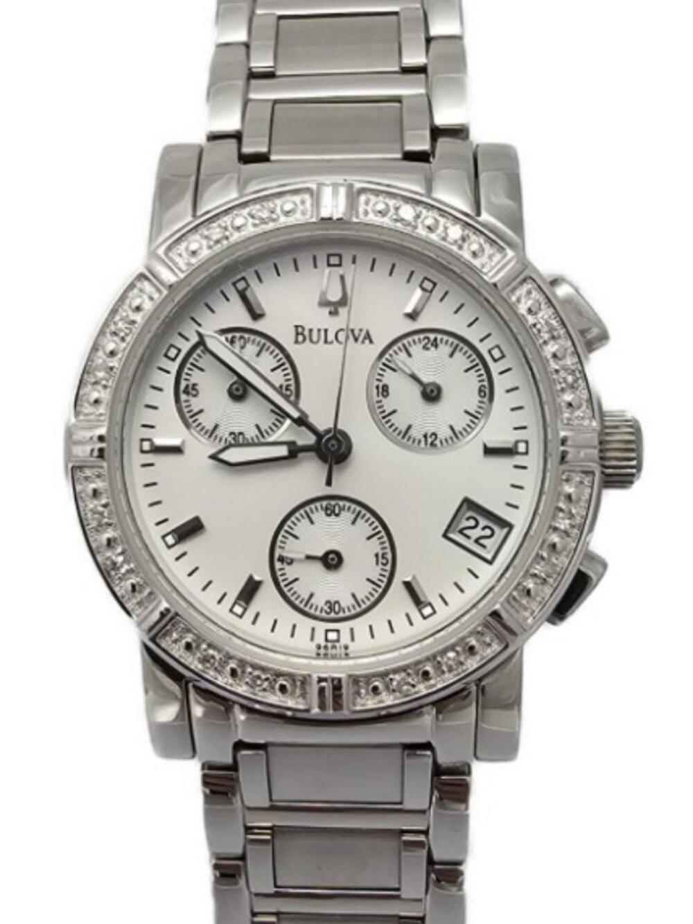 BULOVA Women’s Diamond Chronograph Watch